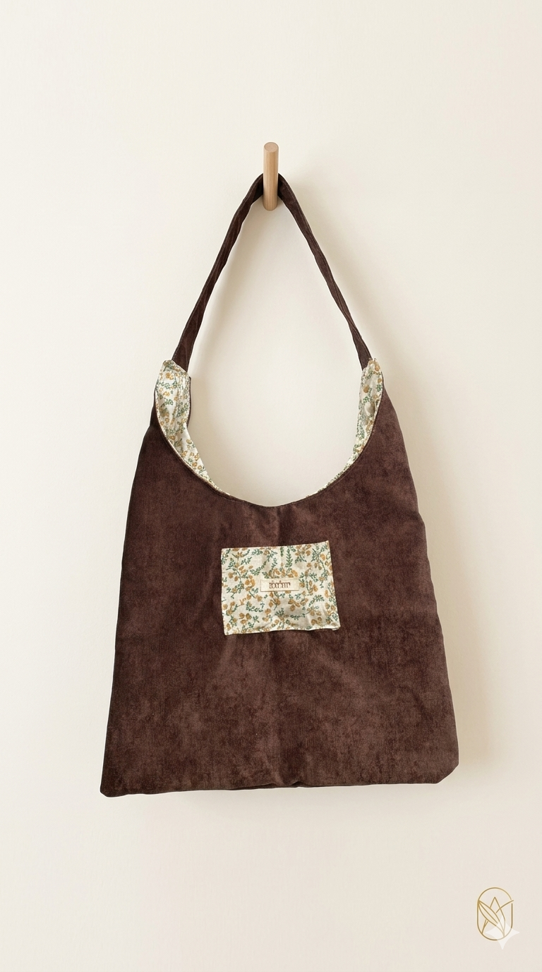The brown two sides bag