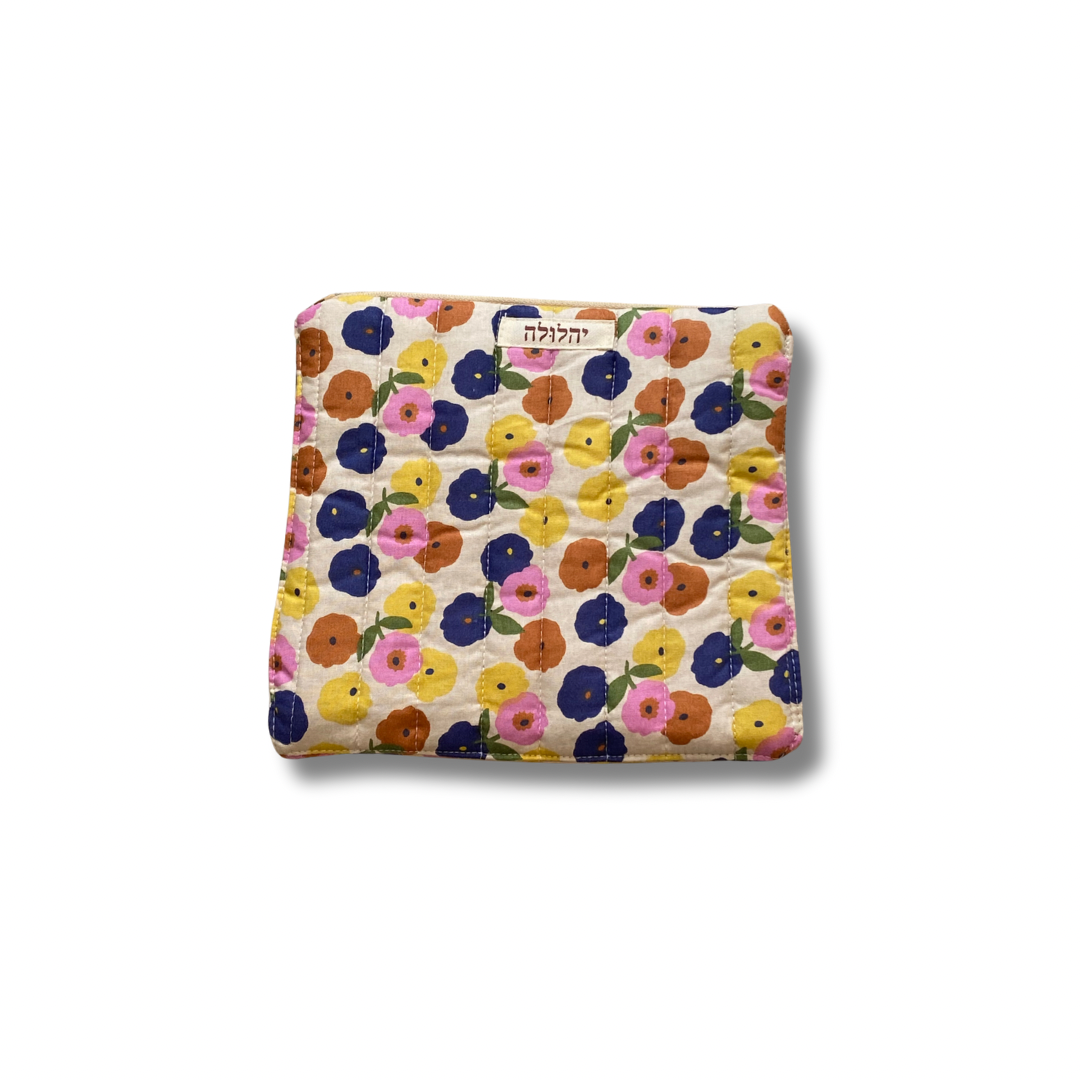 קלאץ׳ מיני פרחים צבעונים