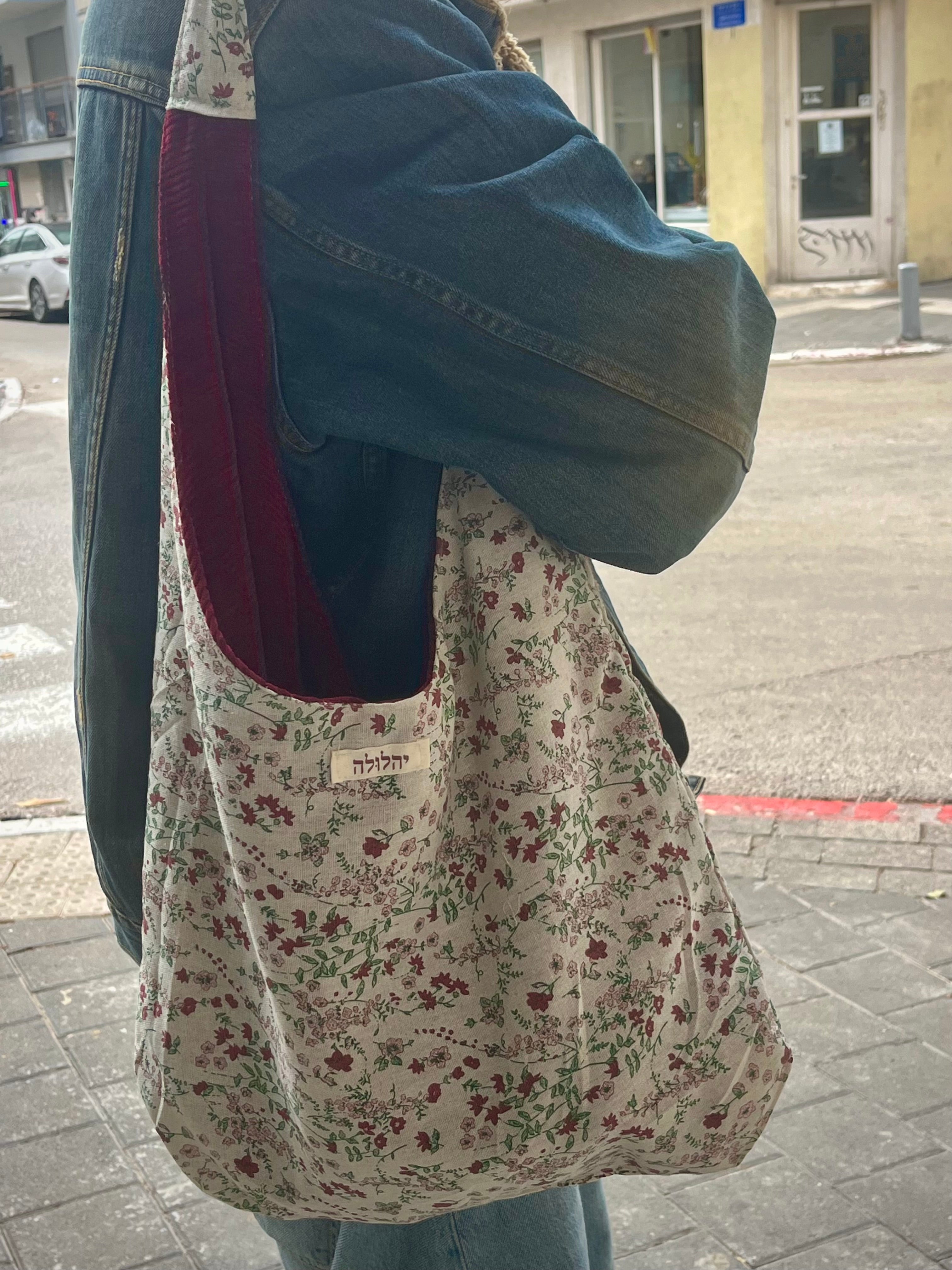 The red two sides bag