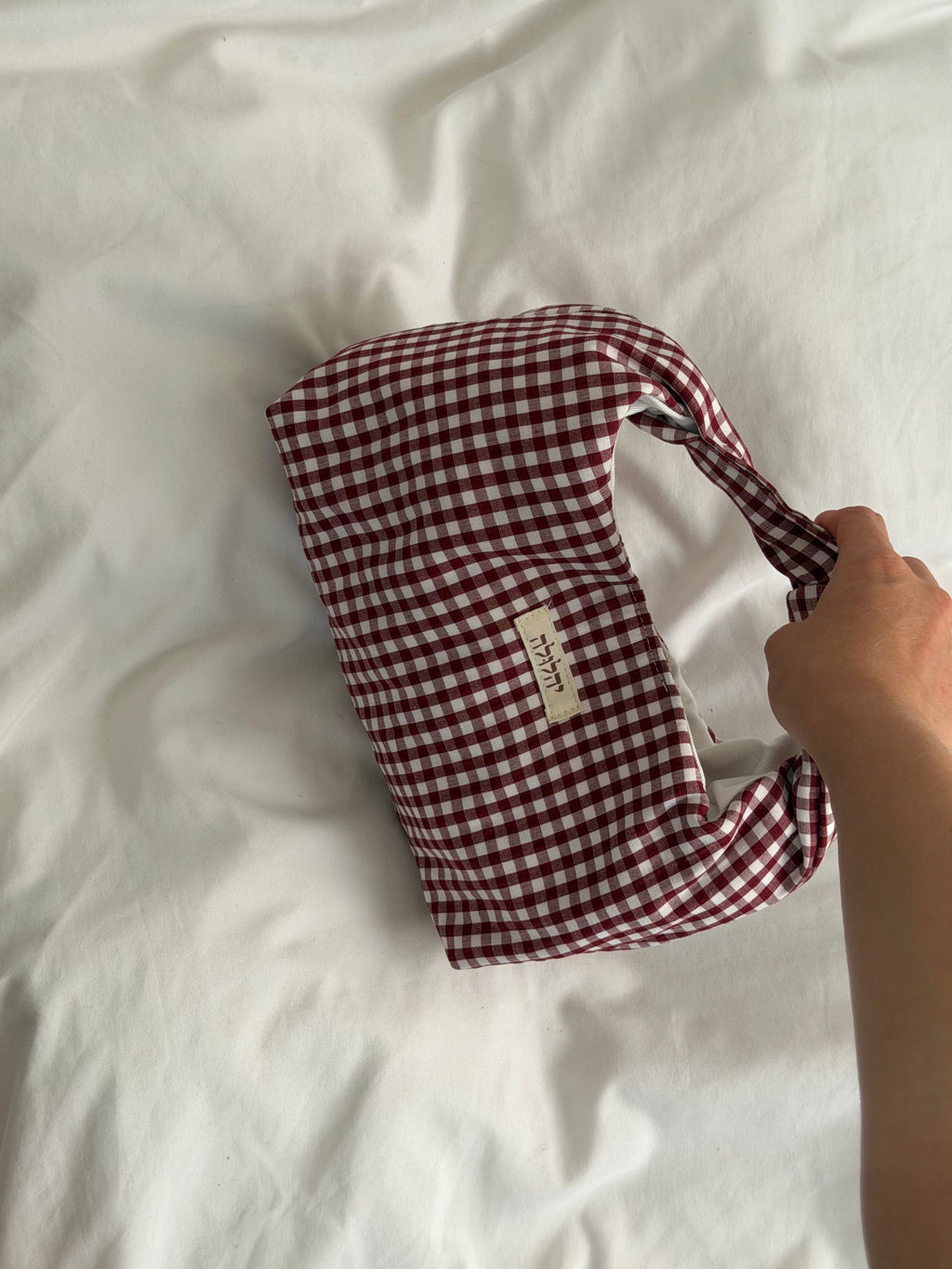 The red boho handbag