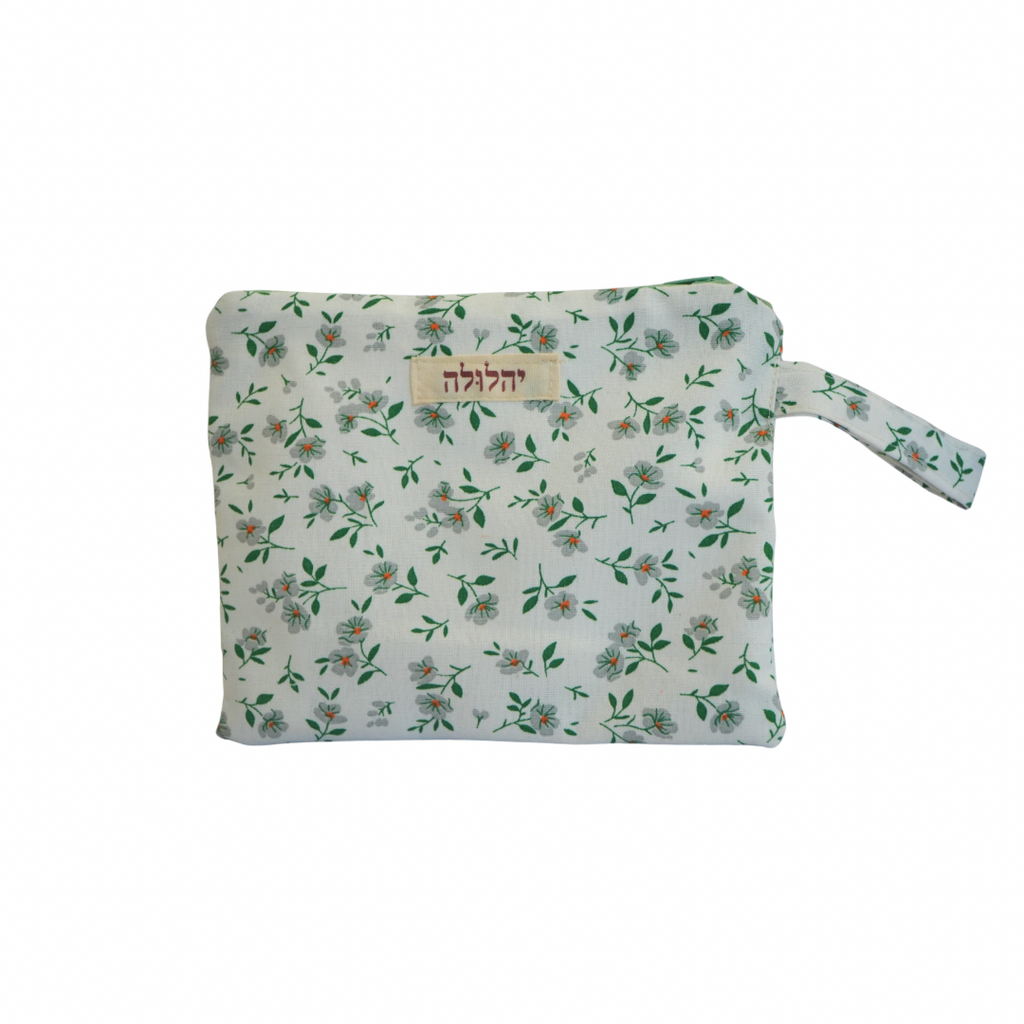 קלאץ׳ פרח ירוק