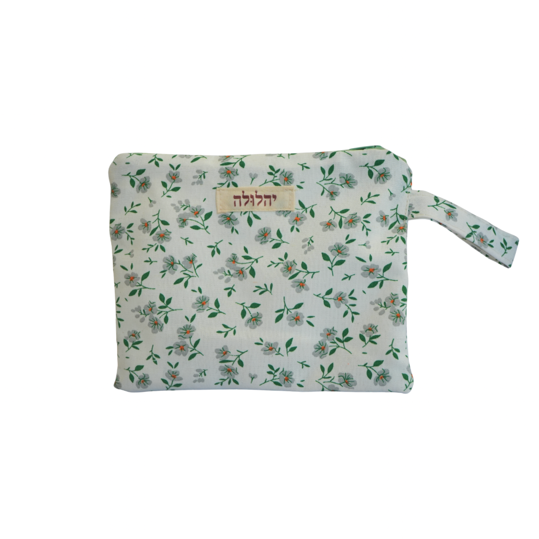 קלאץ׳ פרח ירוק