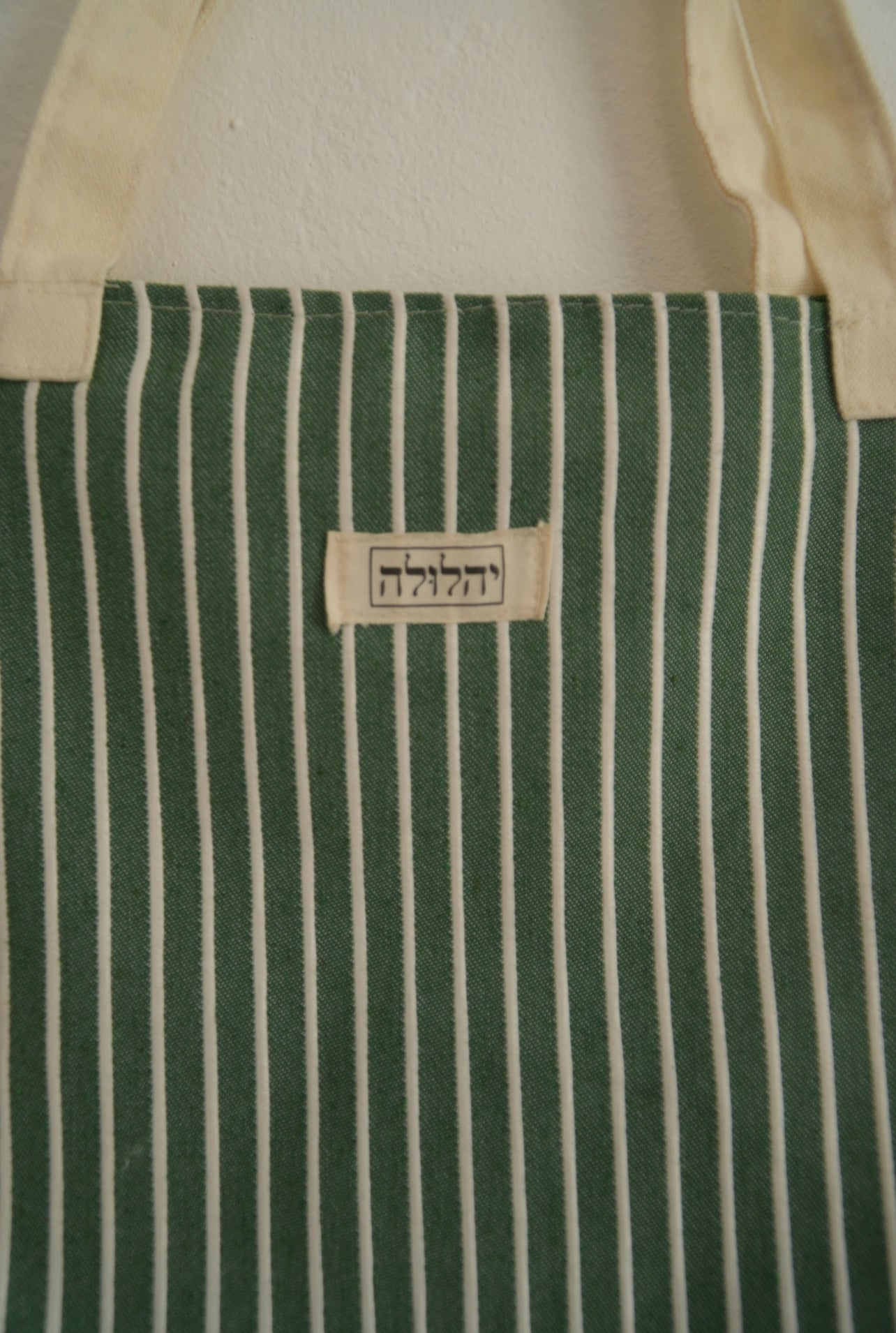 תיק פסים ירוקים