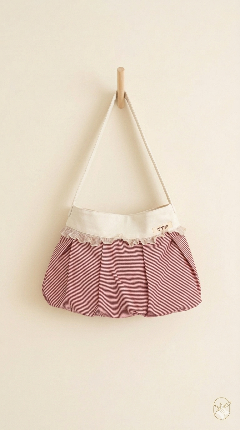 The striped vintage bag